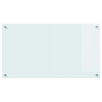 Küchenrückwand Weiß 90 x 50 x 0.8 cm Gehärtetes Glas