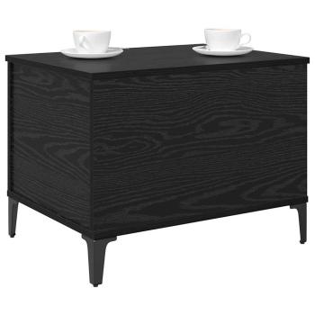 Couchtisch Schwarz Eichen-Optik 60 x 44.5 x 45 cm Holzwerkstoff