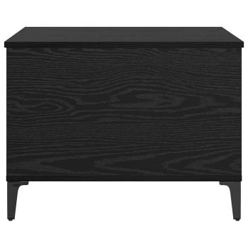 Couchtisch Schwarz Eichen-Optik 60 x 44.5 x 45 cm Holzwerkstoff