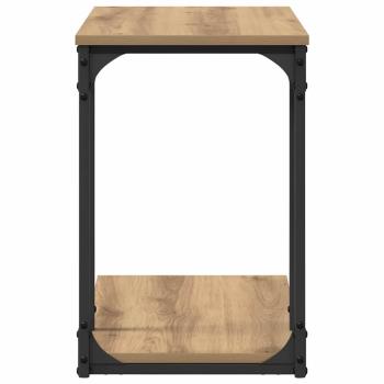 Beistelltisch Artisan-Eiche 50 x 35 x 52 cm Holzwerkstoff