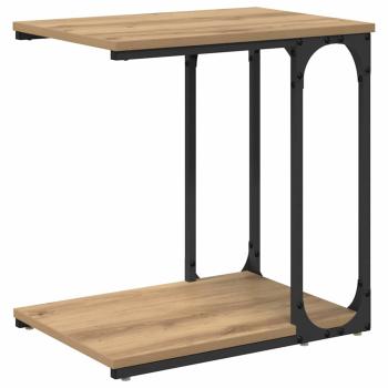 Beistelltisch Artisan-Eiche 50 x 35 x 52 cm Holzwerkstoff