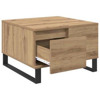 Couchtisch Artisan-Eiche 55 x 55 x 36,5 cm Holzwerkstoff