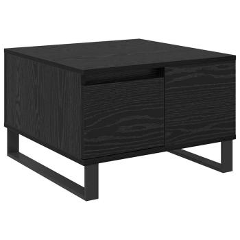 Couchtisch Schwarz Eichen-Optik 55 x 55 x 36,5 cm Holzwerkstoff