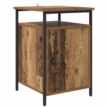 Nachttisch 2 pcs Altholz 40 x 42 x 60cm Holzwerkstoff