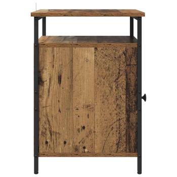 Nachttisch 2 pcs Altholz 40 x 42 x 60cm Holzwerkstoff