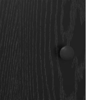 Nachttisch 2 pcs Schwarz Eichen-Optik 40 x 42 x 60cm