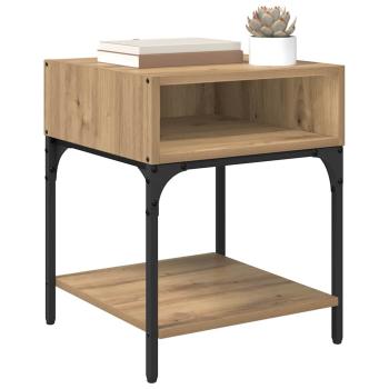 Nachttisch 2 pcs Artisan-Eiche 40 x 40 x 50 cm Holzwerkstoff