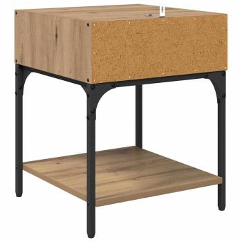 Nachttisch 2 pcs Artisan-Eiche 40 x 40 x 50 cm Holzwerkstoff