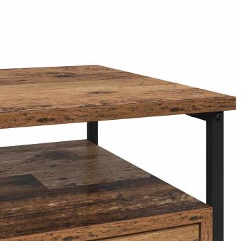 Nachttisch mit Schubladen Altholz 40 x 42 x 55 cm Holzwerkstoff