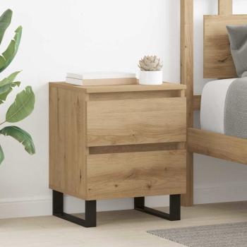 ARDEBO.de - Nachttisch 2 pcs Artisan-Eiche 40 x 35 x 50 cm Holzwerkstoff