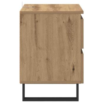 Nachttisch 2 pcs Artisan-Eiche 40 x 35 x 50 cm Holzwerkstoff