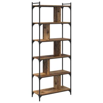 Bücherregal Altholz 76 x 32 x 192 cm Holzwerkstoff
