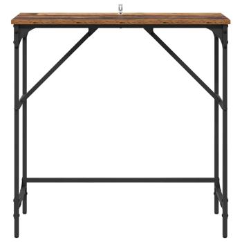 Konsolentisch Altholz 75 x 32 x 75 cm Holzwerkstoff