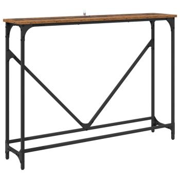 Konsolentisch Altholz 102 x 22,5 x 75 cm Holzwerkstoff