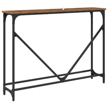 Konsolentisch Altholz 102 x 22,5 x 75 cm Holzwerkstoff
