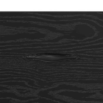 Nachttisch Schwarz Eichen-Optik 35 x 35 x 20 cm Holzwerkstoff