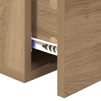 Nachttisch Artisan-Eiche 35 x 35 x 20 cm Holzwerkstoff