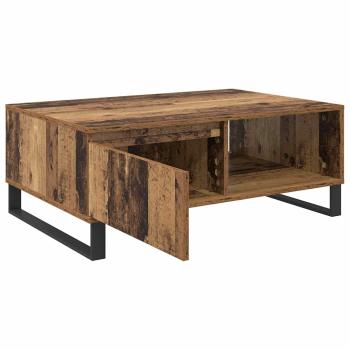 Couchtisch mit Schubladen Altholz 90 x 60 x 35 cm Holzwerkstoff