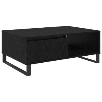 ARDEBO.de - Couchtisch Schwarz Eichen-Optik 90 x 60 x 35 cm Holzwerkstoff