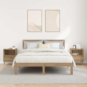 Nachttisch 2 pcs Artisan-Eiche 40 x 35 x 50 cm Holzwerkstoff