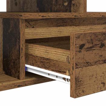 Couchtisch mit Schubladen Altholz 90 x 49 x 45 cm Holzwerkstoff