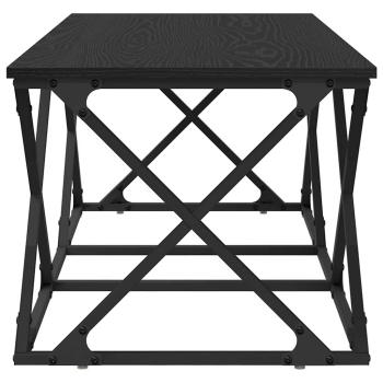 Couchtisch Schwarz Eichen-Optik 100 x 49 x 40 cm Holzwerkstoff