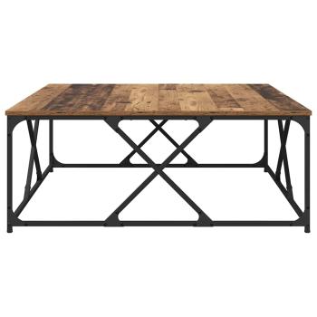 Couchtisch Altholz 100 x 100 x 40 cm Holzwerkstoff