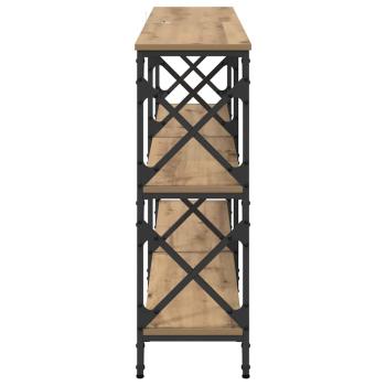 Konsolentisch Artisan-Eiche 156 x 28 x 80,5 cm Holzwerkstoff