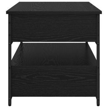 Couchtisch Schwarz Eichen-Optik 70x50x50cm Engineeredwood