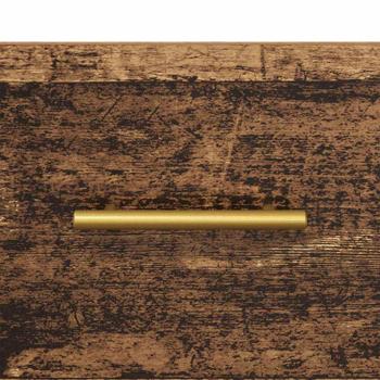 Nachttisch 2 pcs Altholz 40 x 35 x 47,5 cm Holzwerkstoff