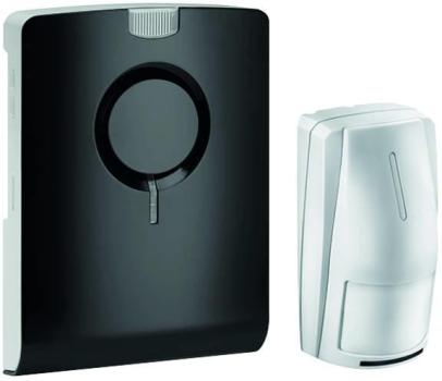 ARDEBO.de Grothe Echo M-BM Funkgong-set 450 m, 868,35MHz, 8-12V AC/DC, schwarz