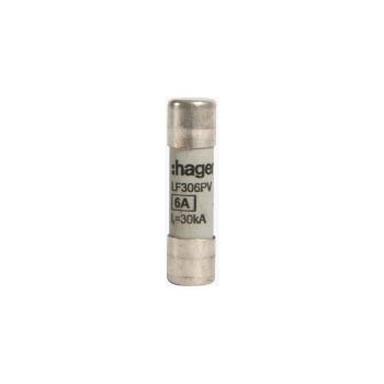 ARDEBO.de Hager LF306PV Sicherungseinsatz für Photovoltaikanwendungen, 10x38mm, gPV, 6A, 1000V, DC, 30kA