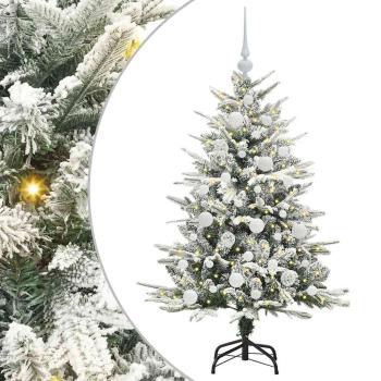 Künstlicher beleuchteter Weihnachtsbaum mit Kugel-Set Grün