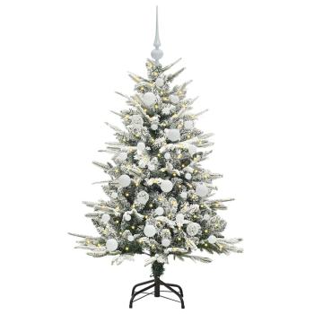 Künstlicher beleuchteter Weihnachtsbaum mit Kugel-Set Grün