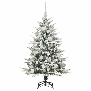 Künstlicher beleuchteter Weihnachtsbaum mit Kugel-Set Grün