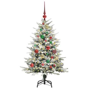Künstlicher beleuchteter Weihnachtsbaum mit Kugel-Set Grün