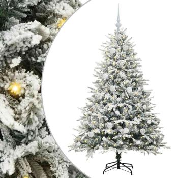 Künstlicher beleuchteter Weihnachtsbaum mit Kugel-Set Grün
