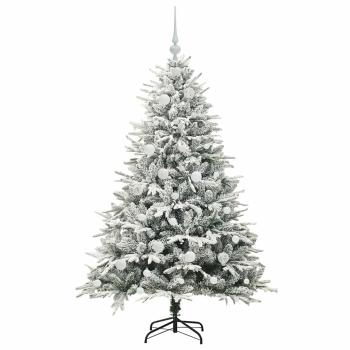 Künstlicher beleuchteter Weihnachtsbaum mit Kugel-Set Grün