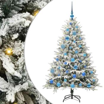 Künstlicher beleuchteter Weihnachtsbaum mit Kugel-Set Grün