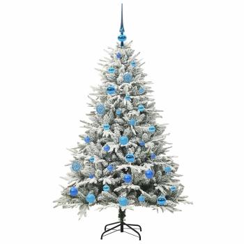 Künstlicher beleuchteter Weihnachtsbaum mit Kugel-Set Grün