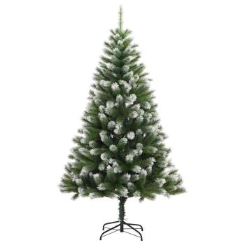 Künstlicher Klapp Weihnachtsbaum mit Schneeüberzug 120 cm