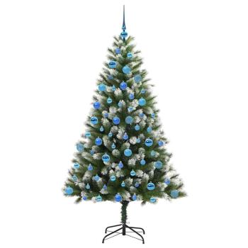Künstlicher Klapp Weihnachtsbaum mit Schneeüberzug 180 cm