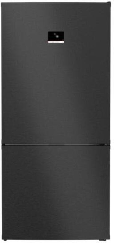 ARDEBO.de Bosch KGP86AXB0N Serie 8 Stand Kühl-Gefrierkombination, 86 cm breit, 621 L, Twin No Frost, VitaFresh plus, Urlaubsschaltung, Kindersicherung, Gebürsteter schwarzer Stahl Anti Fingerprint