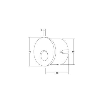Brumberg WALL KIT68 LED-Wandeinbauleuchte, für Gerätedosen, 70.0 lm, 3000 K, weiß (10156073)