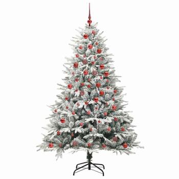 Künstlicher beleuchteter Weihnachtsbaum mit Kugel-Set Grün