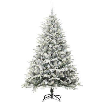 Künstlicher beleuchteter Weihnachtsbaum mit Kugel-Set Grün