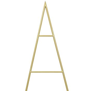 Metall Weihnachtsbaum Gold 150 cm Pulverbeschichteter Stahl