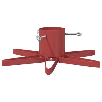 Weihnachtsbaumständer 1.73 Rot 49 x 49 x 15,5 cm Stahl