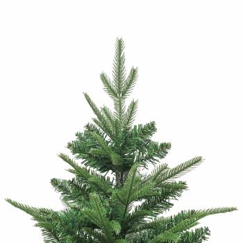 Künstlicher vorbeleuchteter Weihnachtsbaum mit Kugelset Grün