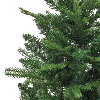 Künstlicher vorbeleuchteter Weihnachtsbaum mit Kugelset Grün